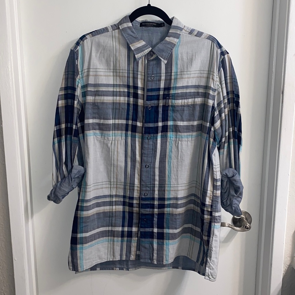Banana Republic Men’s Camden Fit Reversible
